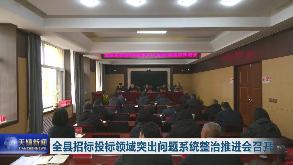 全县招标投标领域突出问题系统整治推进会召开