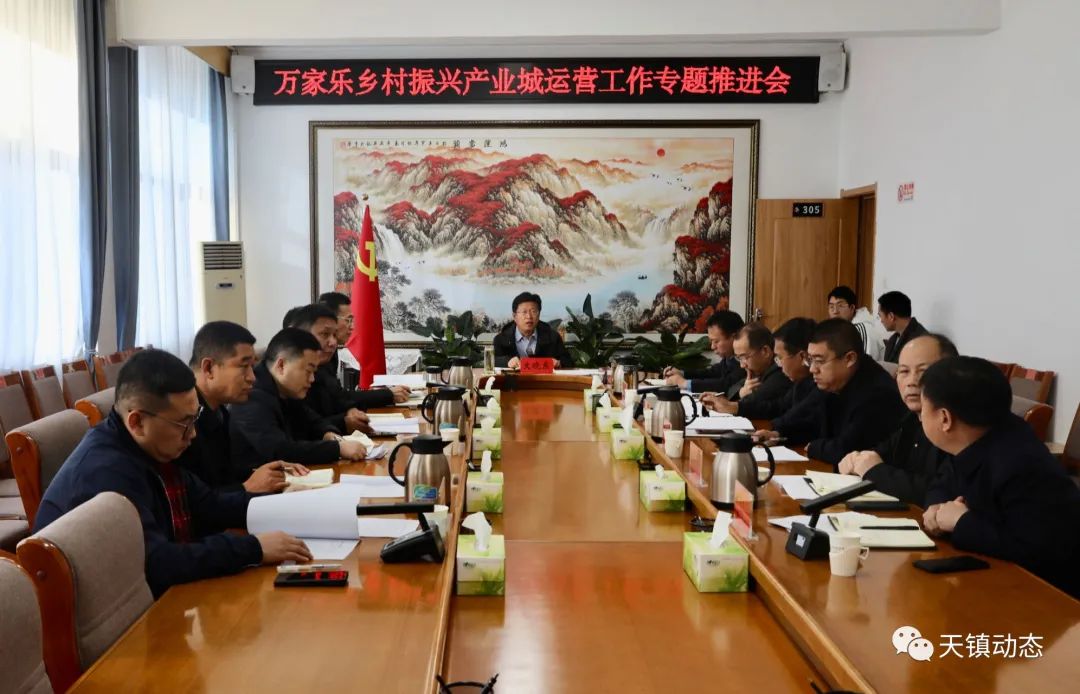 文晓东主持召开万家乐乡村振兴产业城运营工作专题推进会